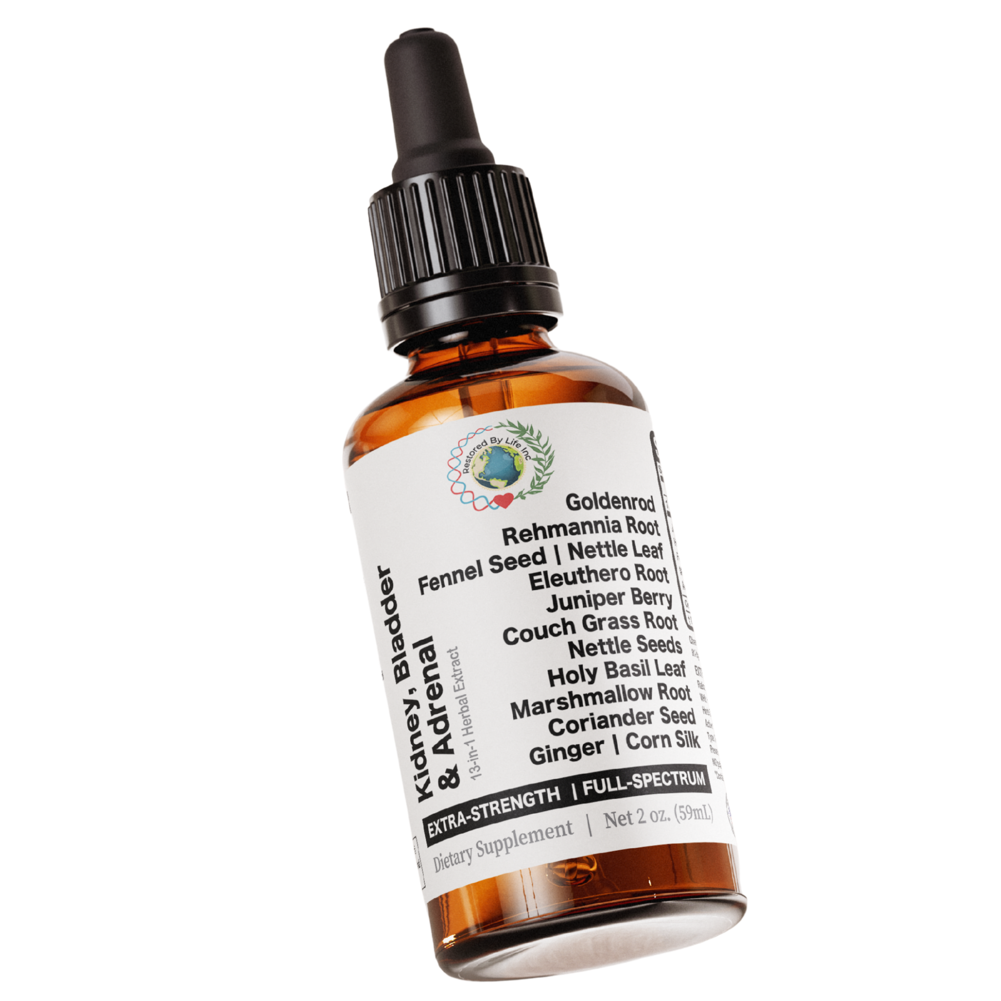 Kidney, Bladder & Adrenal Glands Support | Full-Spectrum