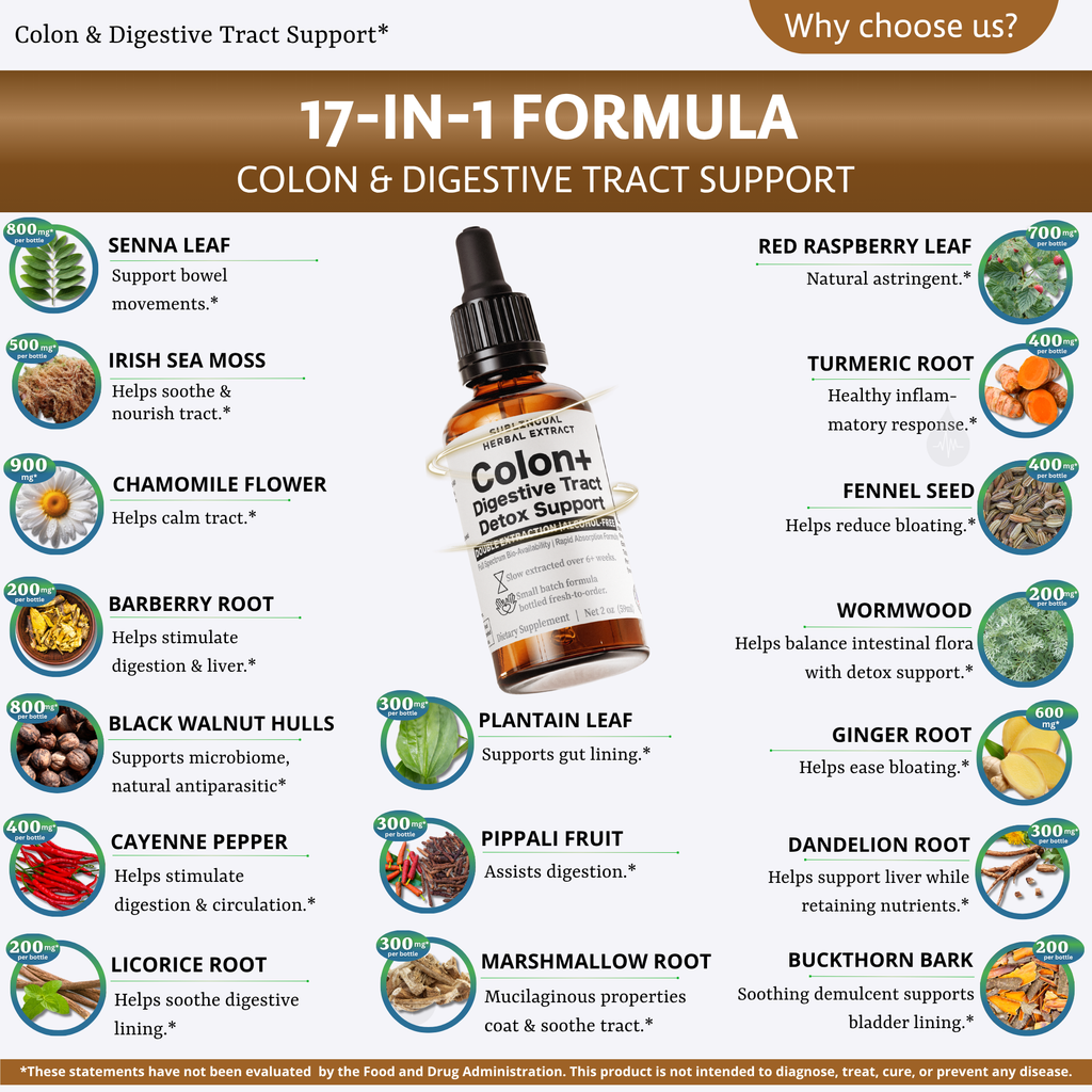 Colon & Digestive Support | Alcohol-Free