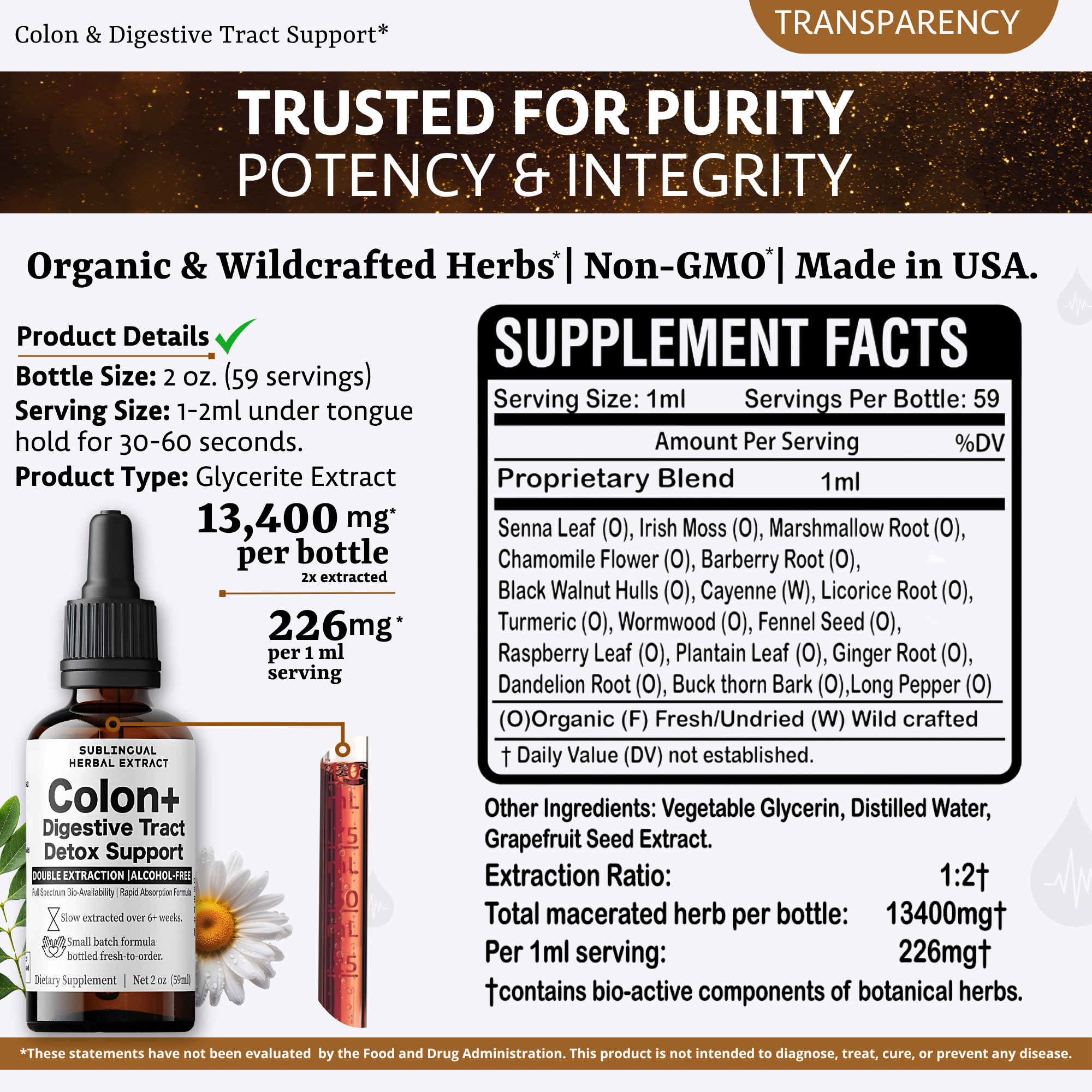 Colon & Digestive Support | Alcohol-Free