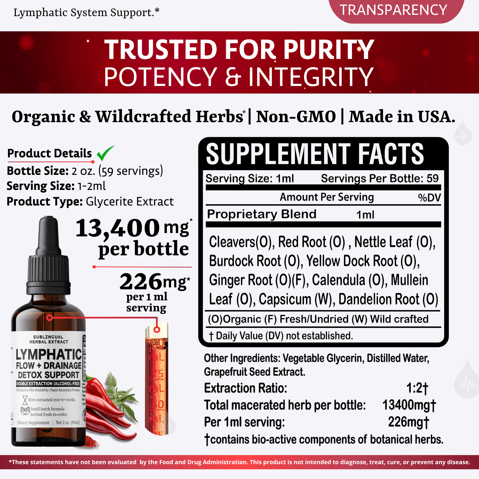 Full Body Detox - Guided 6 Step Tincture Kit with FREE Pathway Tea