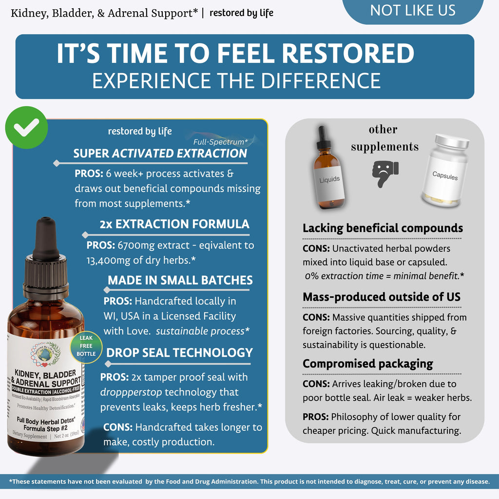 Kidney, Bladder & Adrenal Glands Support