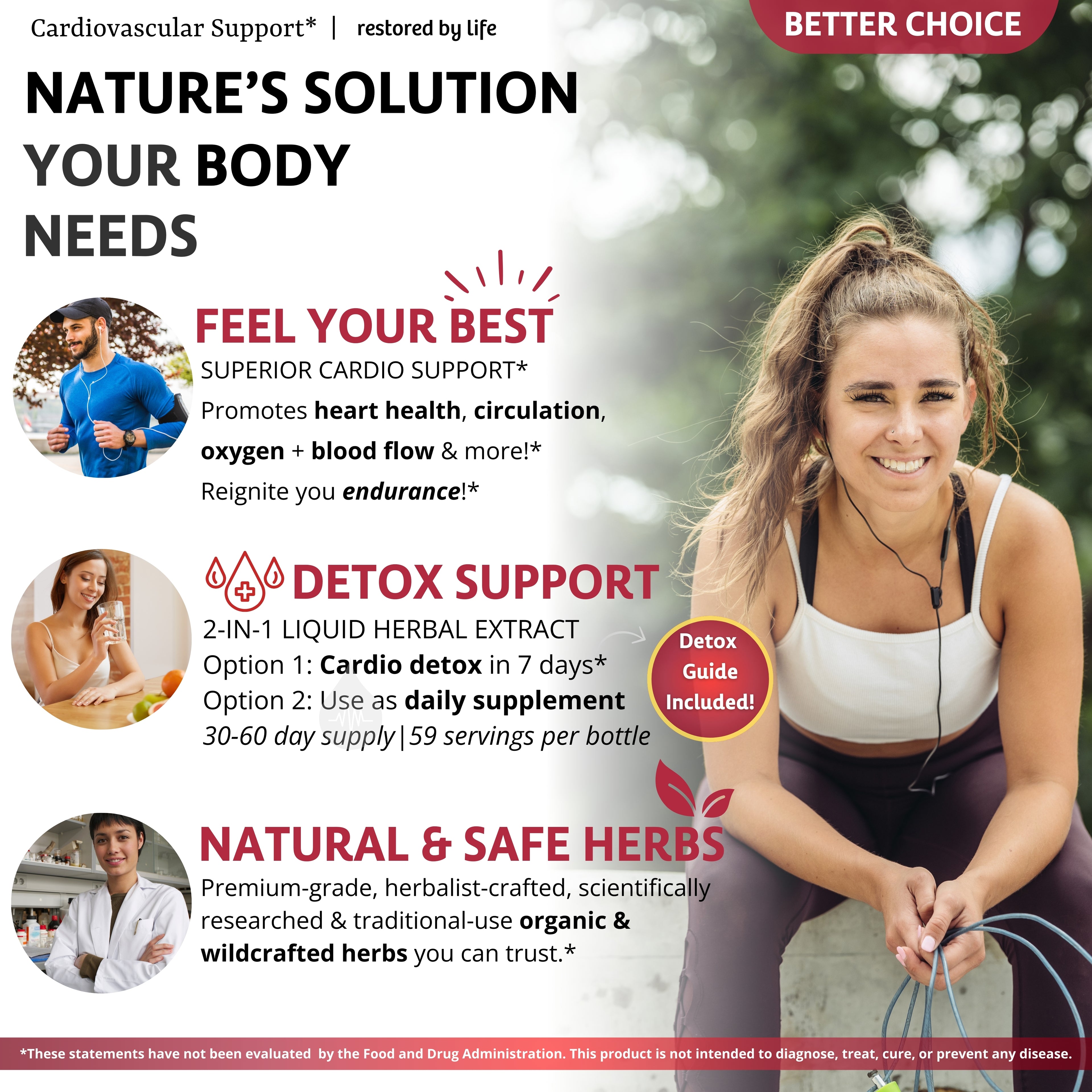 Cardiovascular Support - Herbal Heart & Circulation Tincture, 2 oz